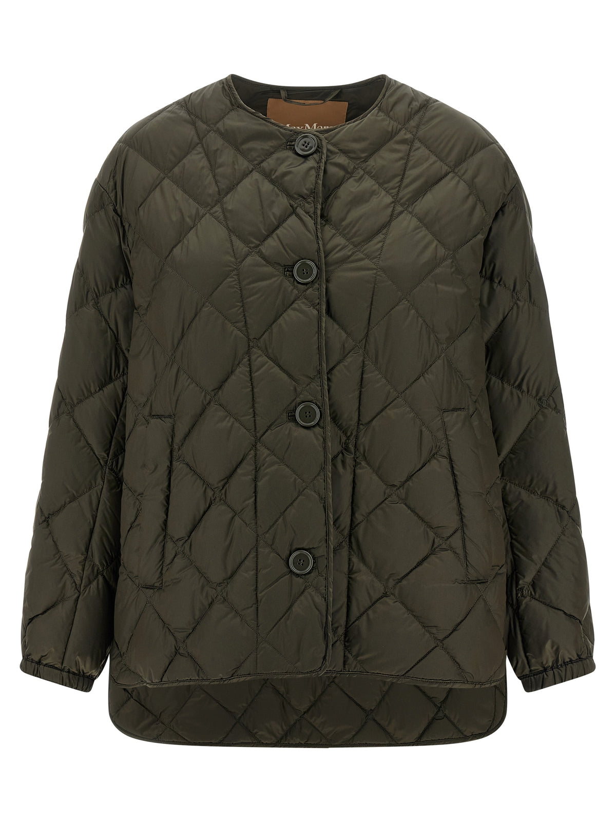 Max Mara Bicolor Polyamide Full-Length Jacket
