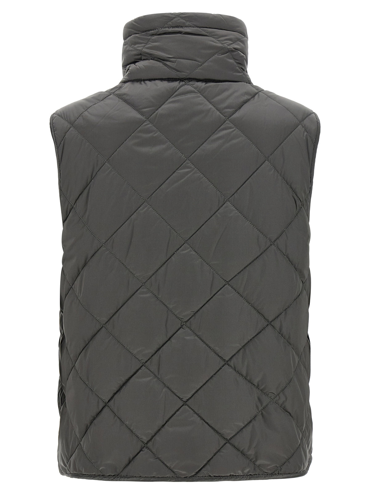 Max Mara Gray Polyamide Sleeveless Jacket
