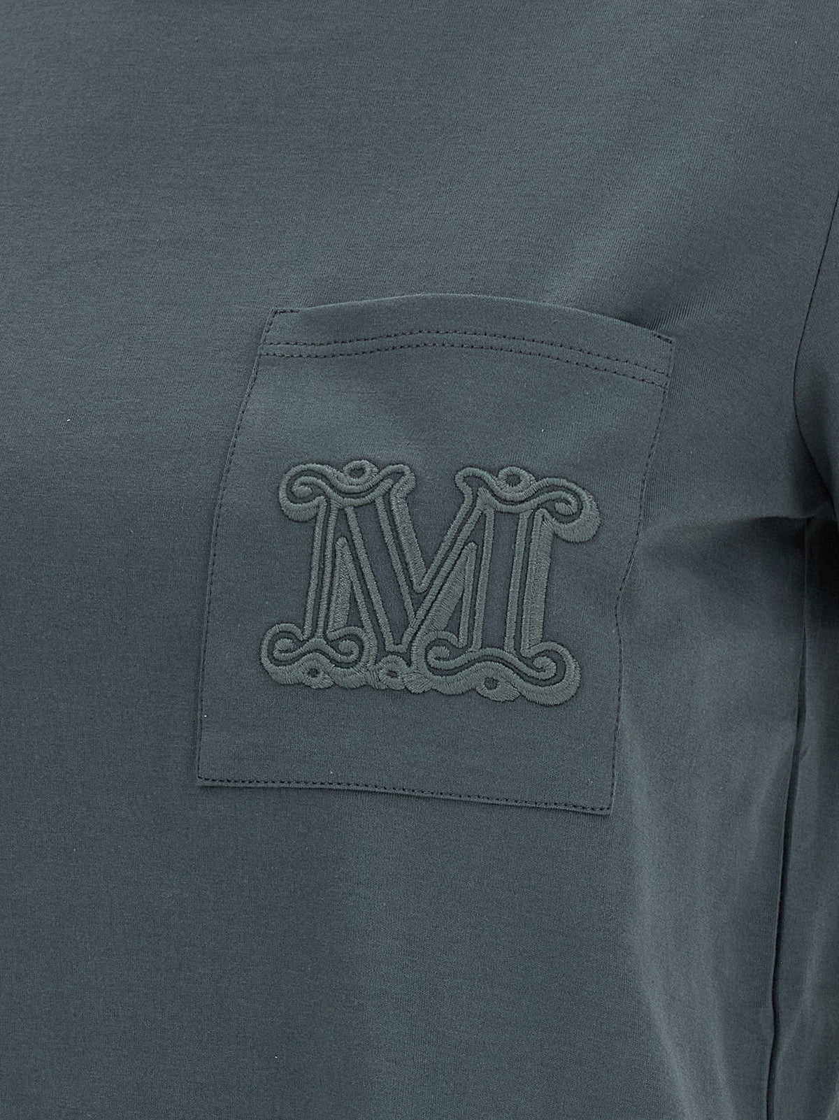 Max Mara Gray Cotton T-Shirt