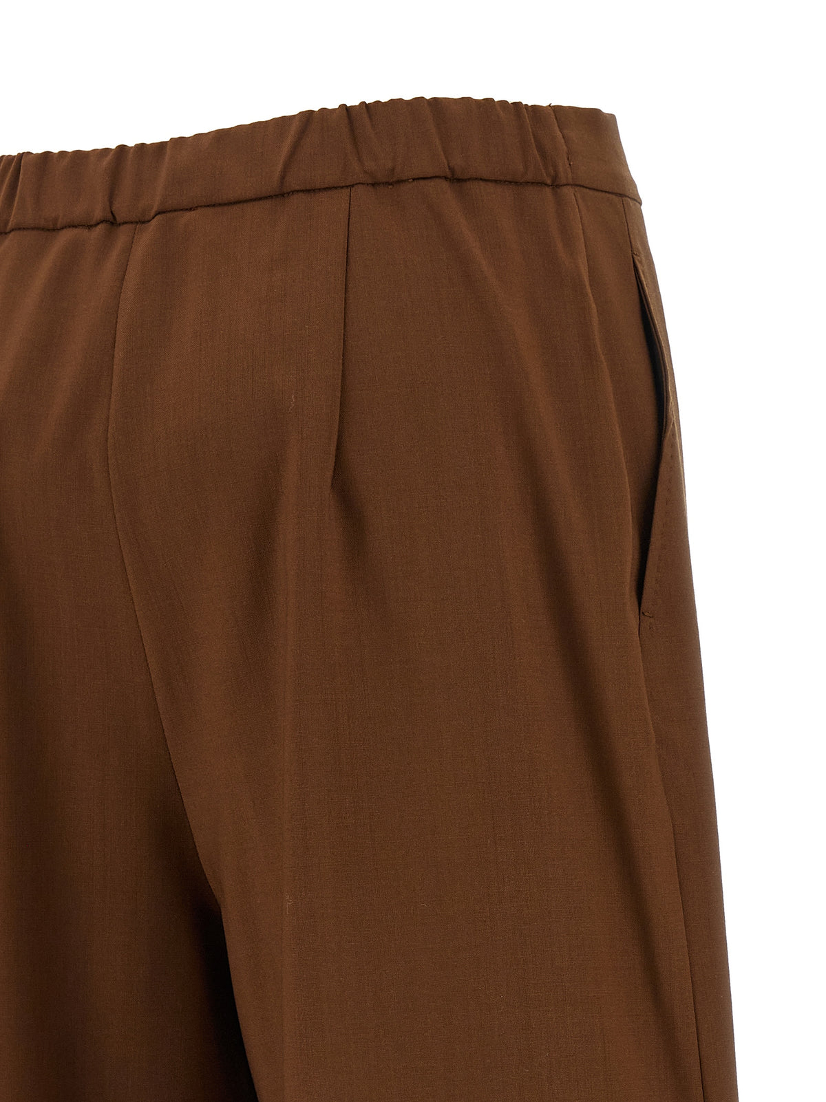 Max Mara Brown Virgin Wool Pants