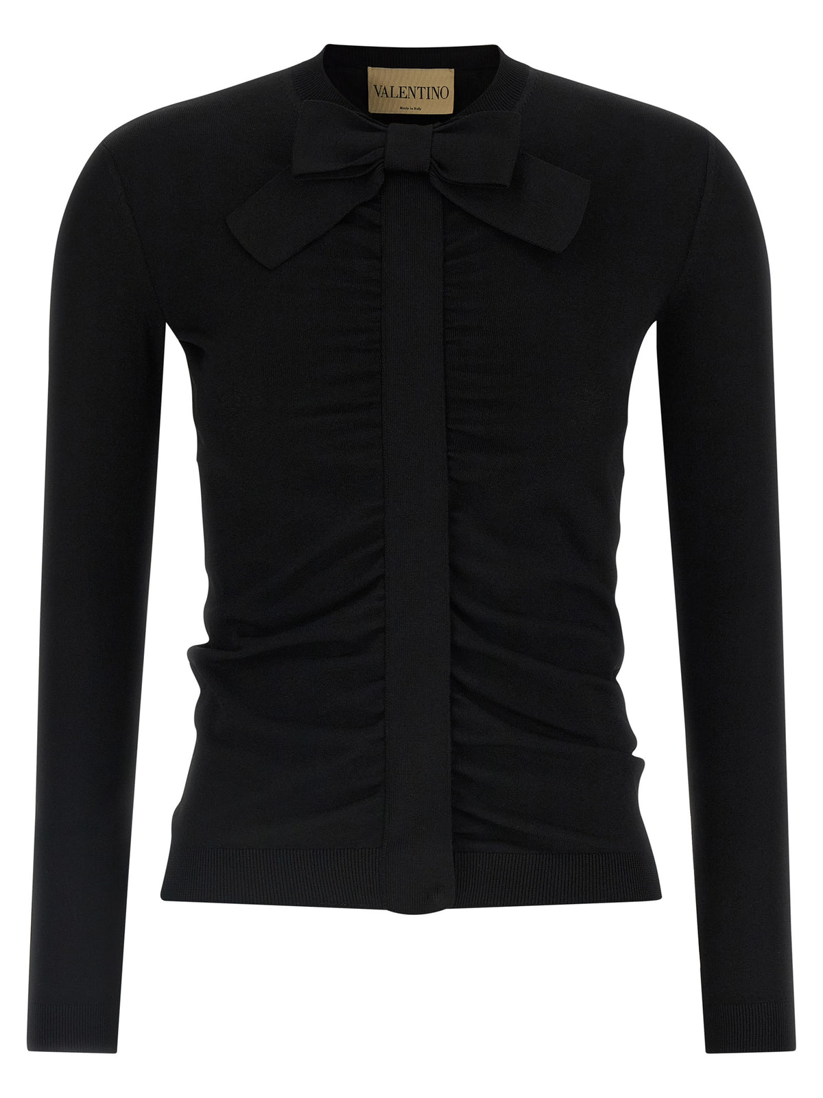 Valentino Garavani Black Viscose Cardigan