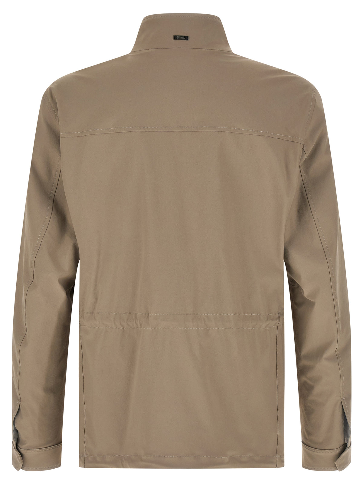 Herno Beige Polyamide Full-Length Jacket