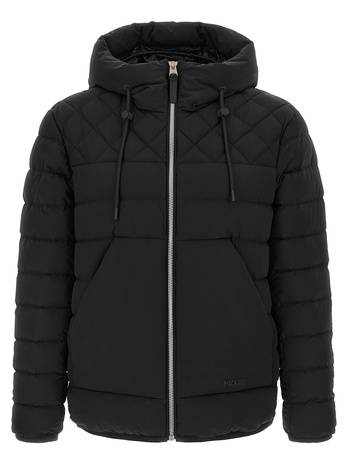 Mackage Black Nylon Full-Length Jacket