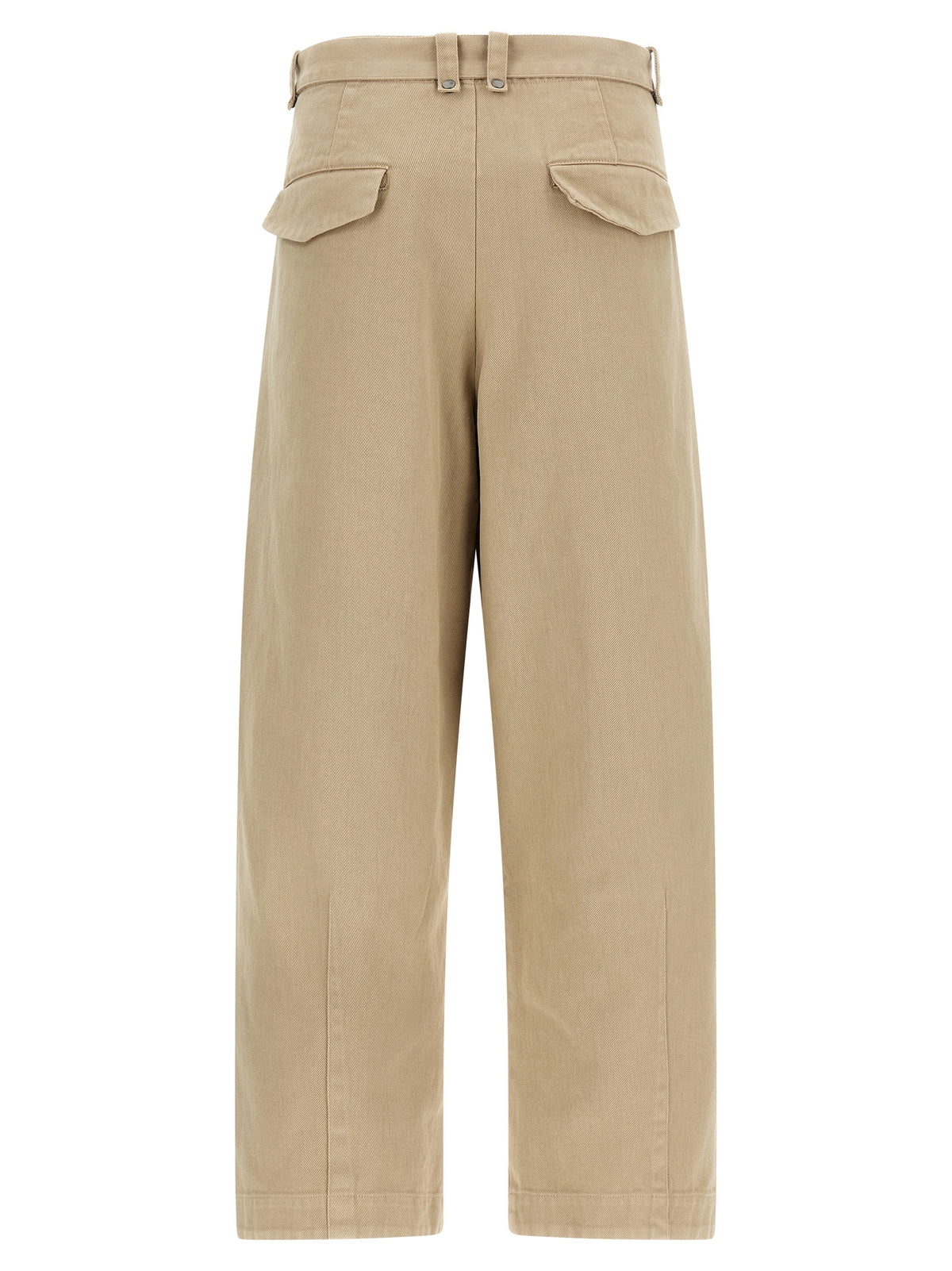 Entire Studios Beige Cotton Casual Pants