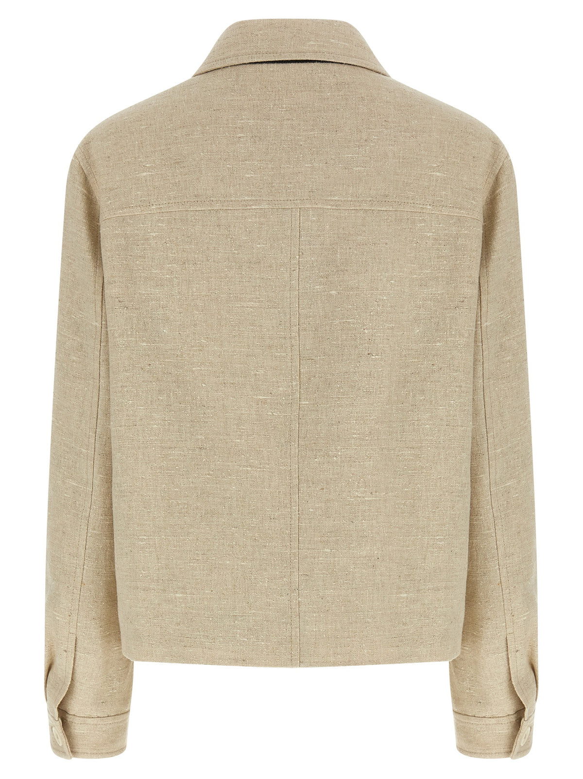 Brunello Cucinelli Beige Linen Jacket
