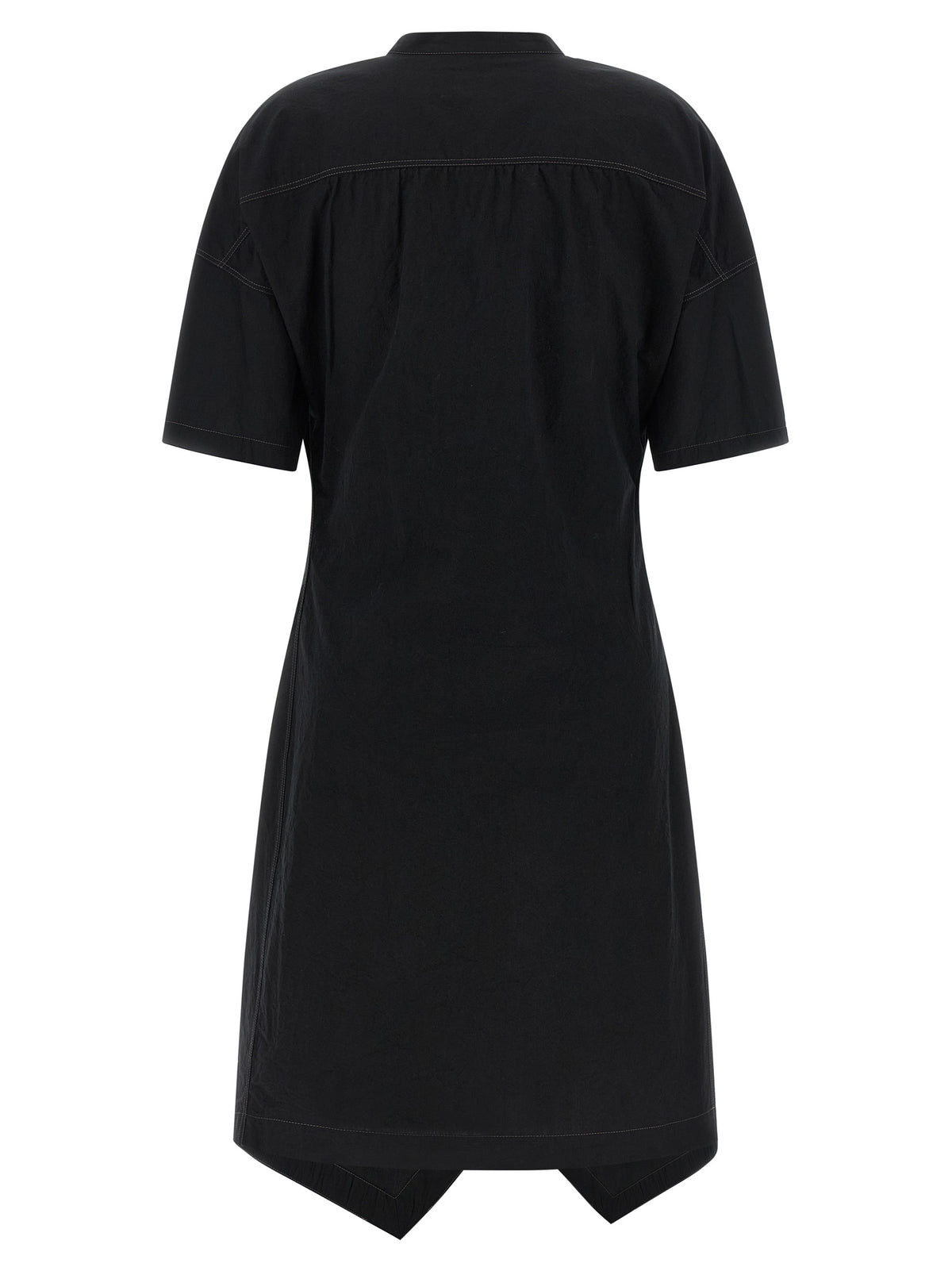 Lemaire Black Cotton Midi Dress