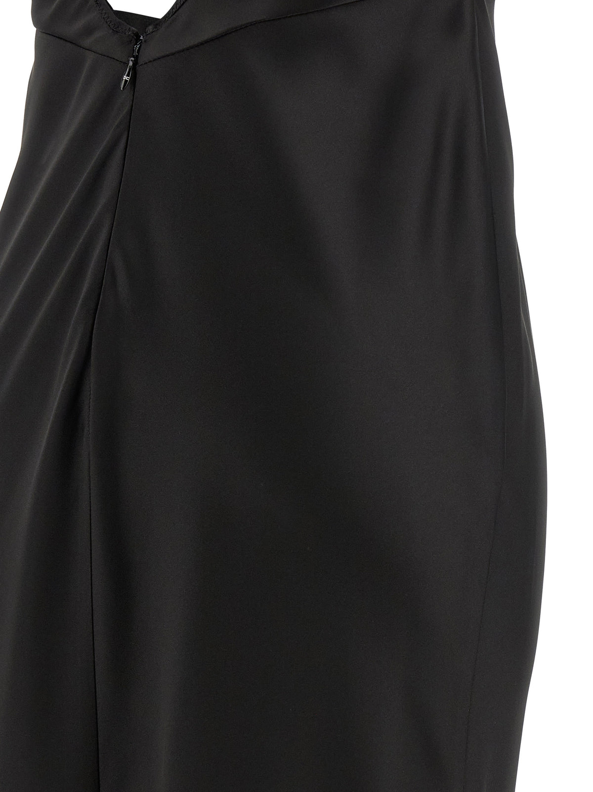 Elisabetta Franchi Black Polyester Long Dress
