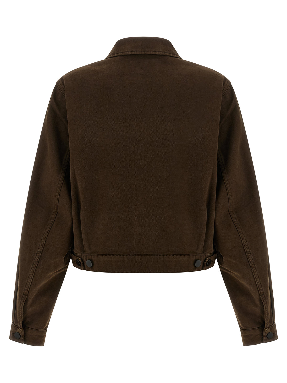 Lemaire Brown Cotton Denim Jacket