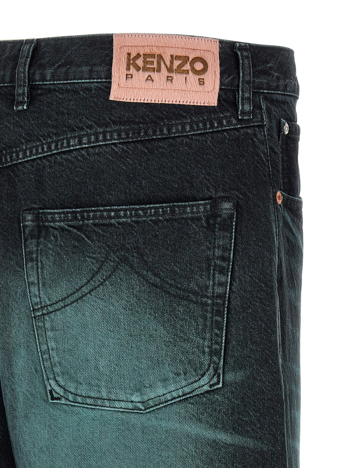 Kenzo Blue Cotton Jeans Denim