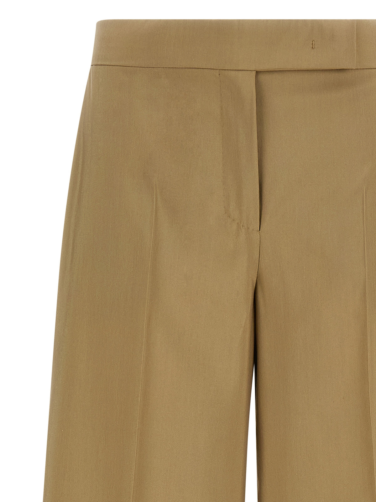 Max Mara Beige Virgin Wool Dress Pants