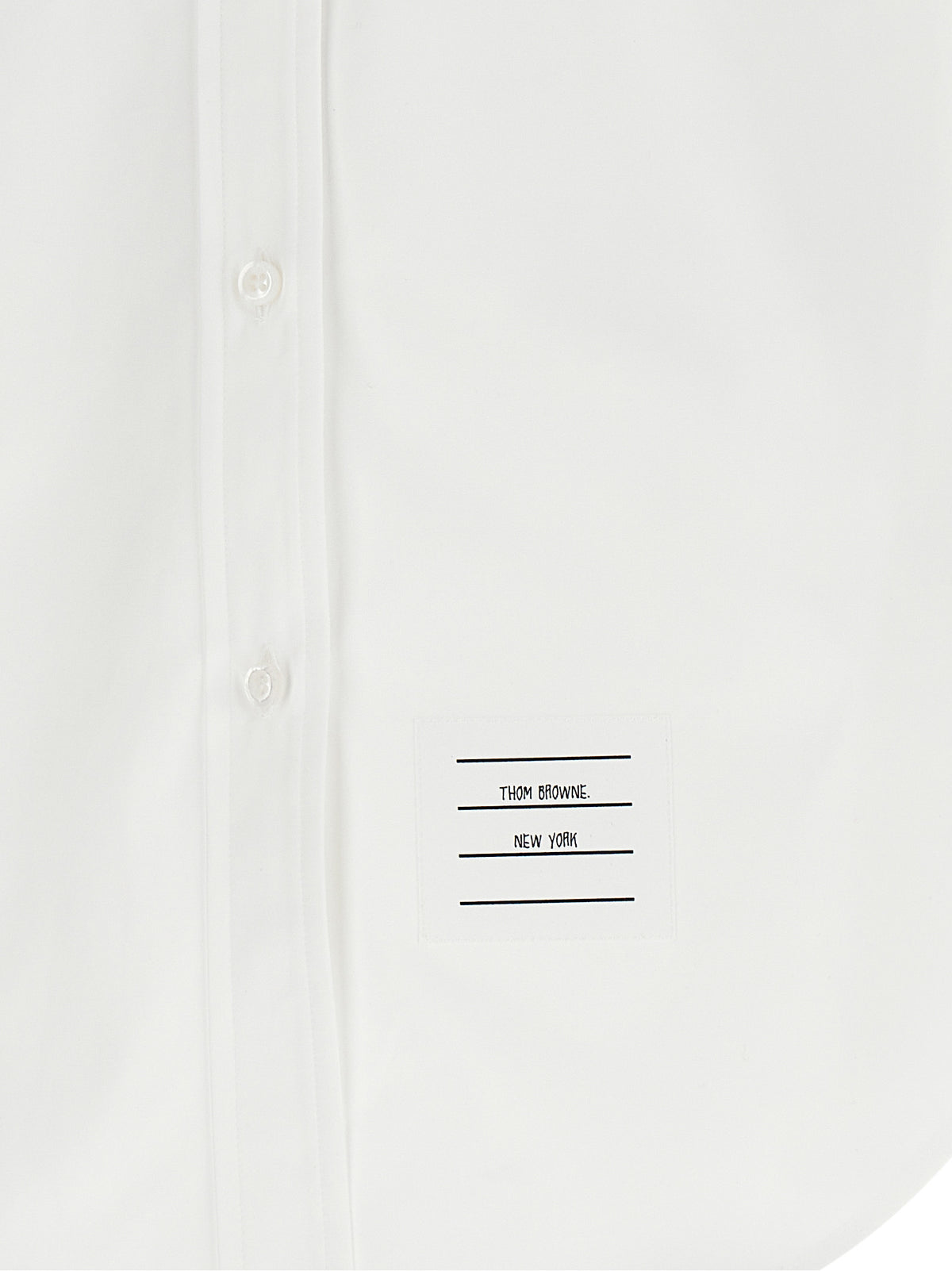 Thom Browne White Cotton Blouse