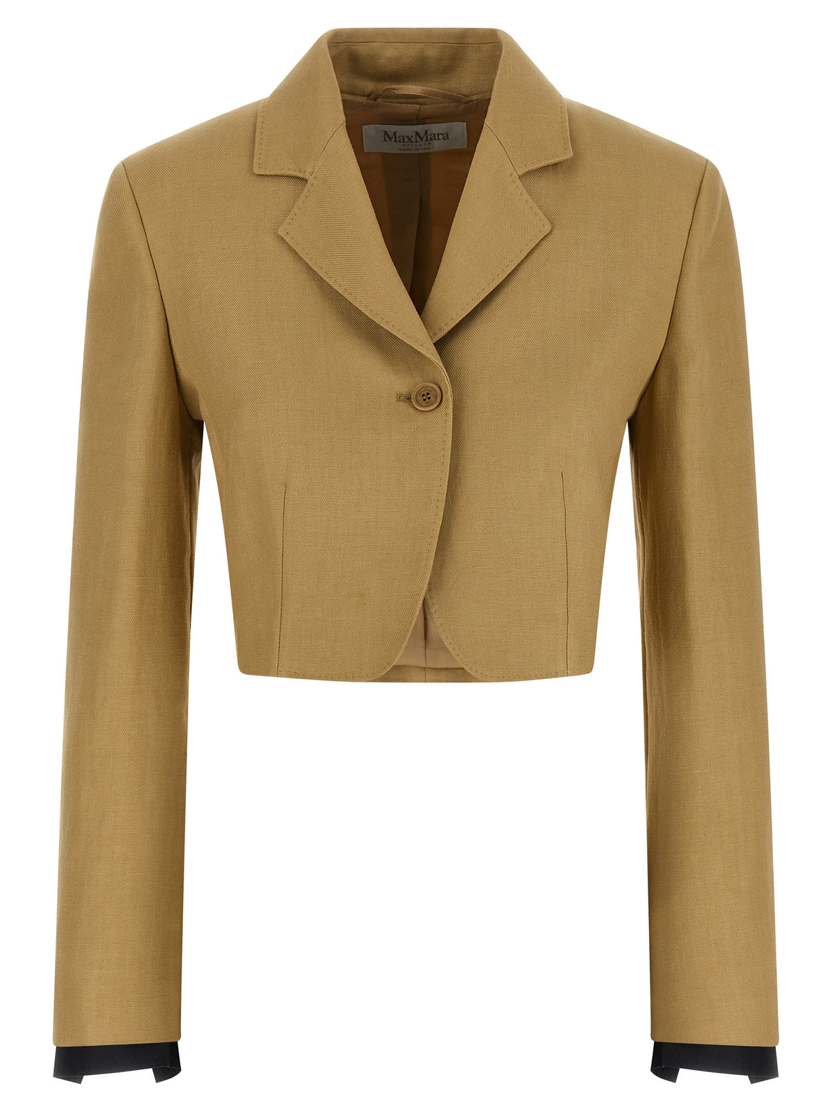 Max Mara Beige Linen Blazer