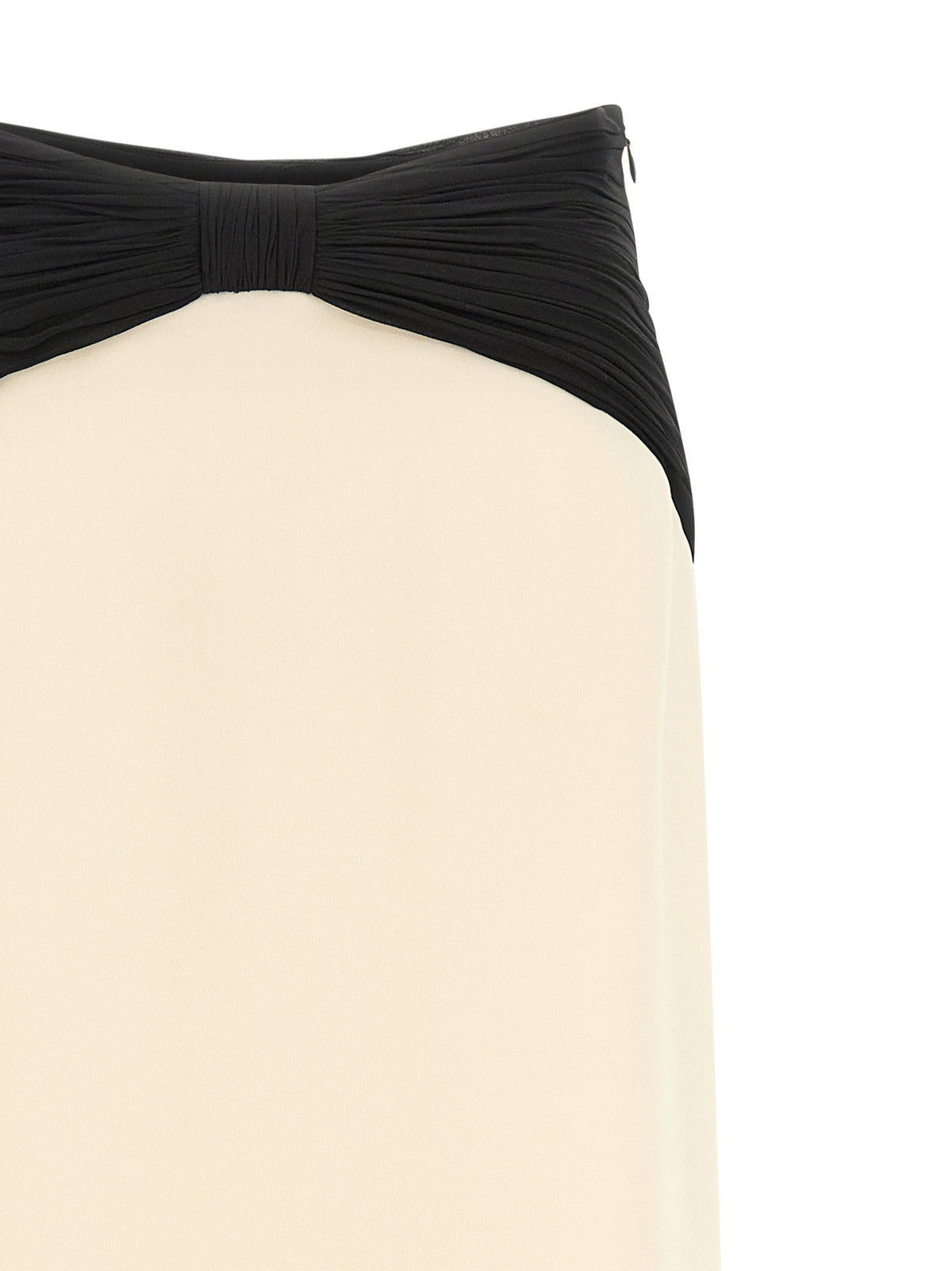 Valentino Garavani Bicolor Silk Mini Skirt