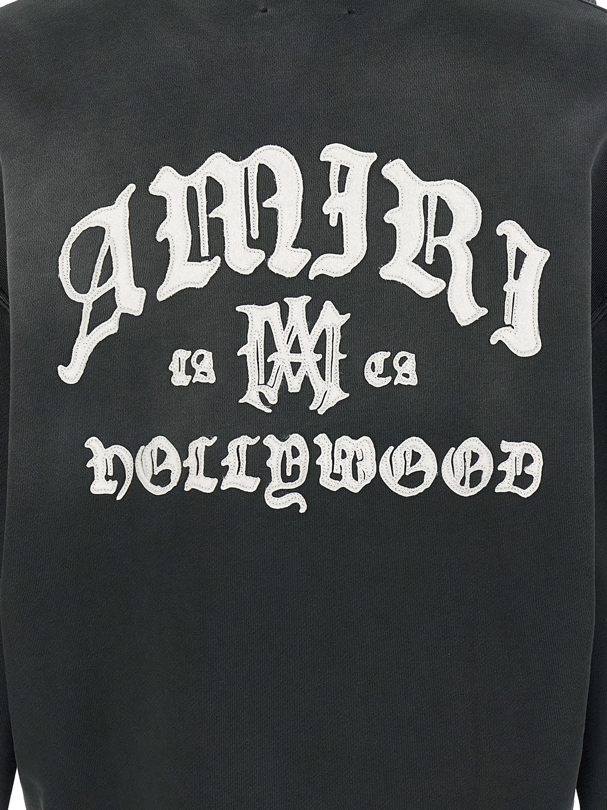Amiri Black Cotton Sweatshirt