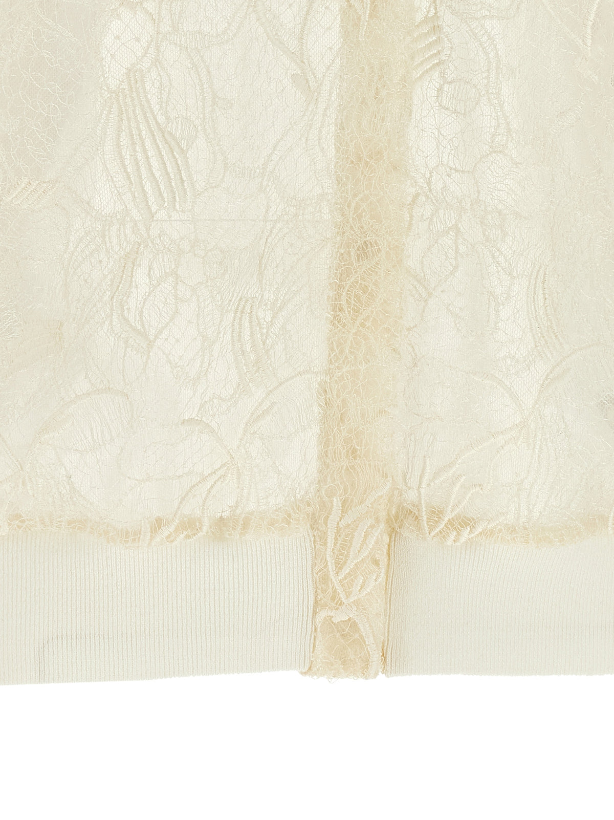 Fabiana Filippi Beige Silk Cardigan