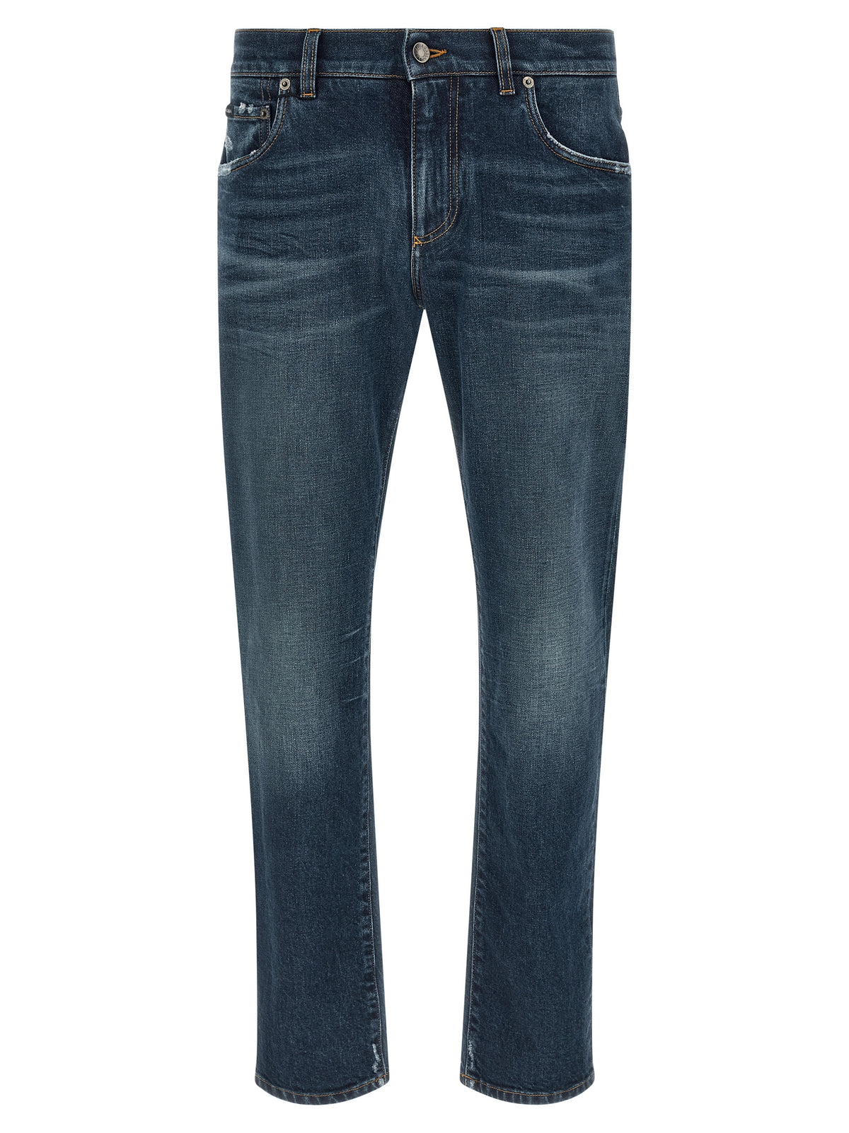 Dolce & Gabbana Blue Cotton Jeans Denim