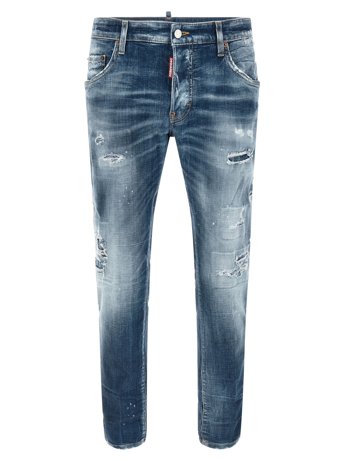 Dsquared² Blue Cotton Boyfriend Jeans