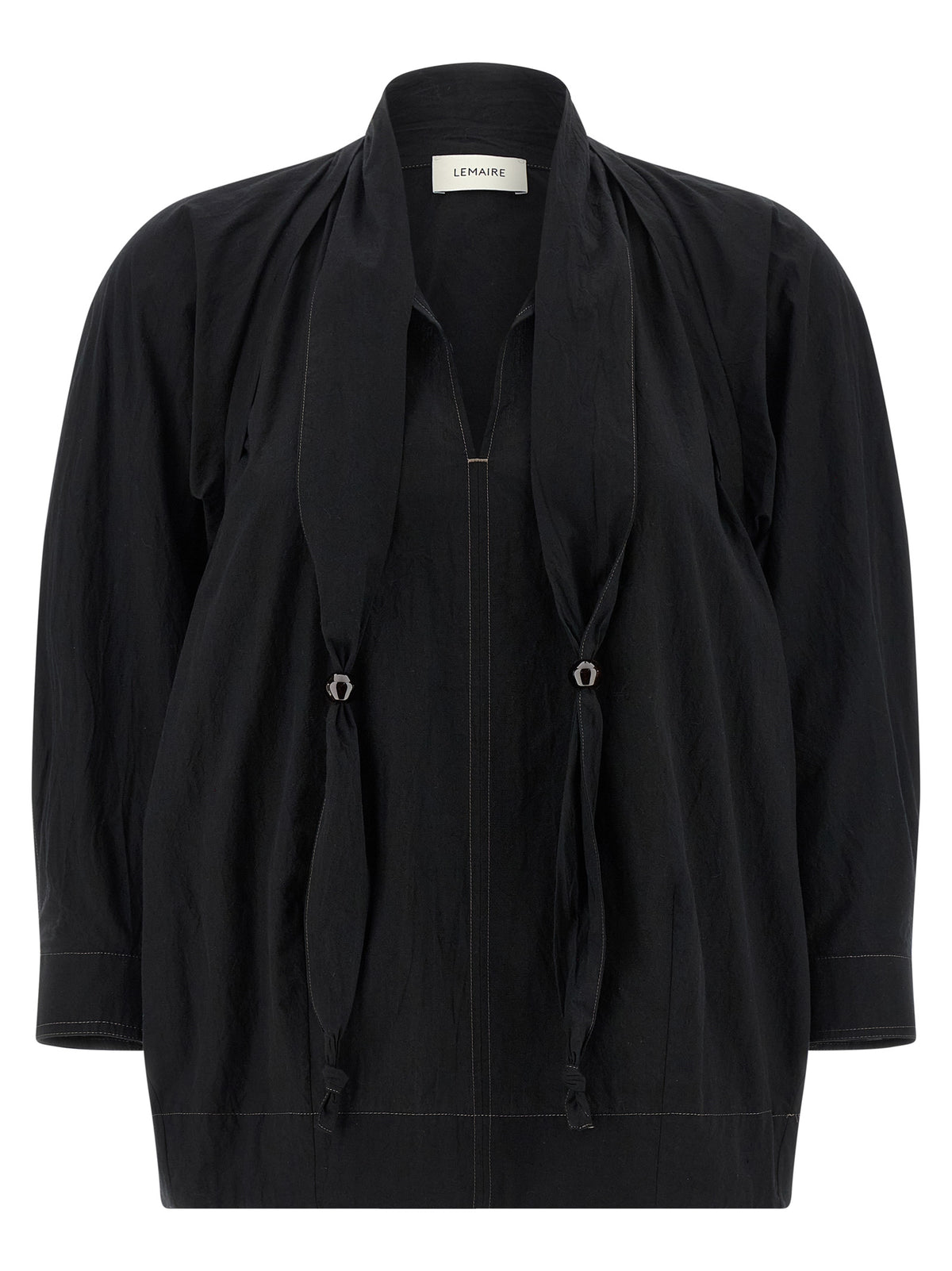 Lemaire Black Cotton Blouse