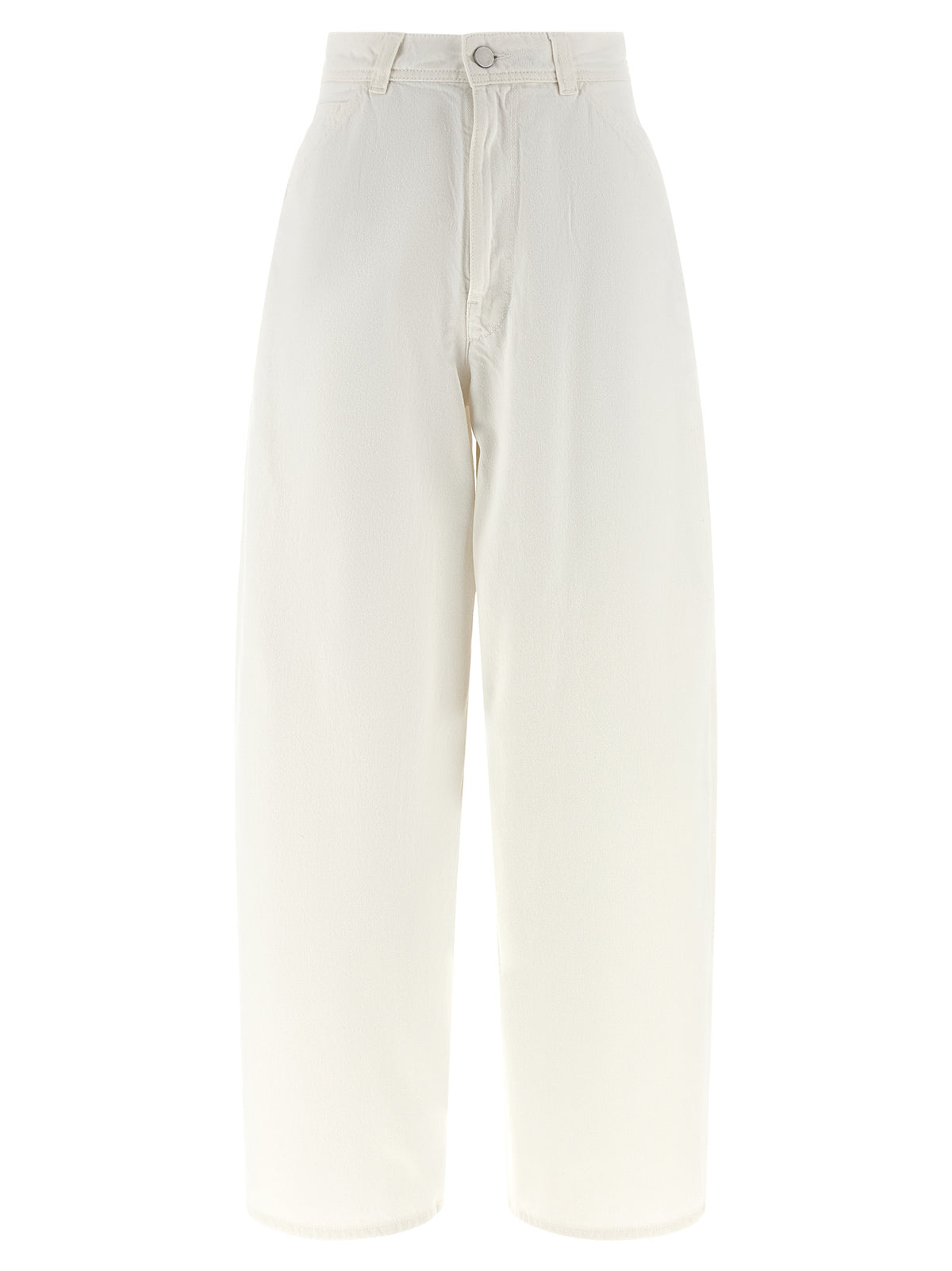 Lemaire White Cotton Jeans Denim
