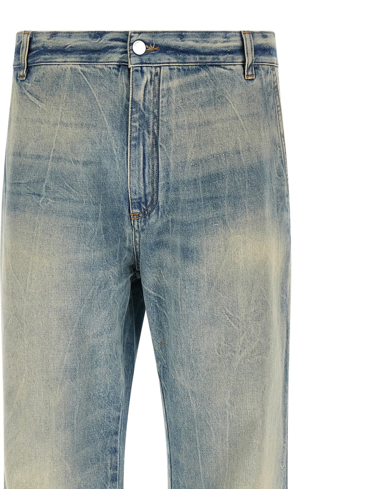 Amiri Blue Cotton Flared Jeans