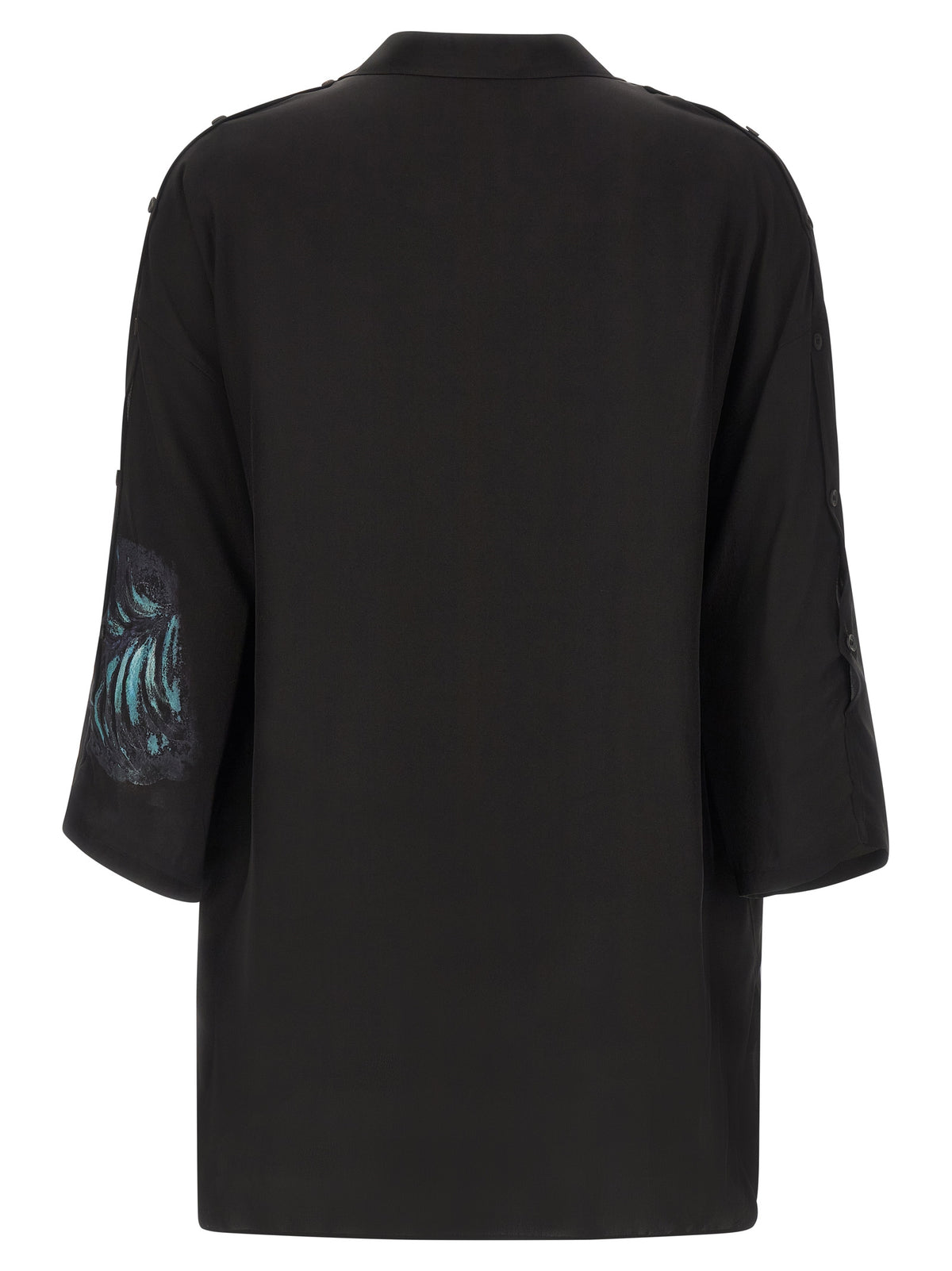 Yohji Yamamoto Black Silk Blouse