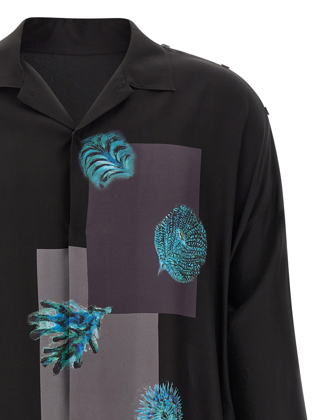 Yohji Yamamoto Black Silk Blouse