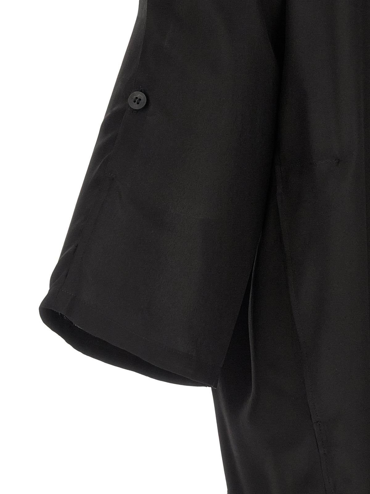Yohji Yamamoto Black Silk Blouse
