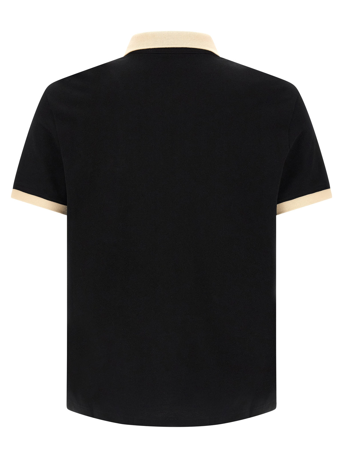 Valentino Garavani Black Cotton Polo Shirt