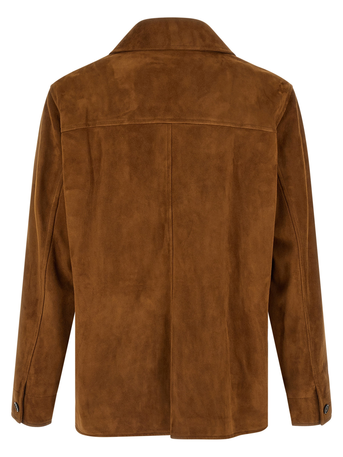 Saint Laurent Brown Lamb Leather Leather Jacket