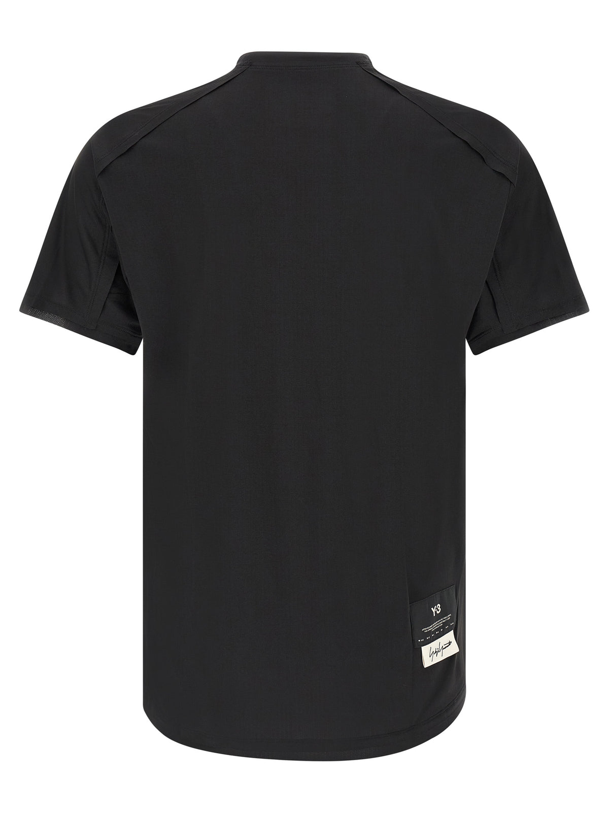 Y-3 Black Polyester T-Shirt