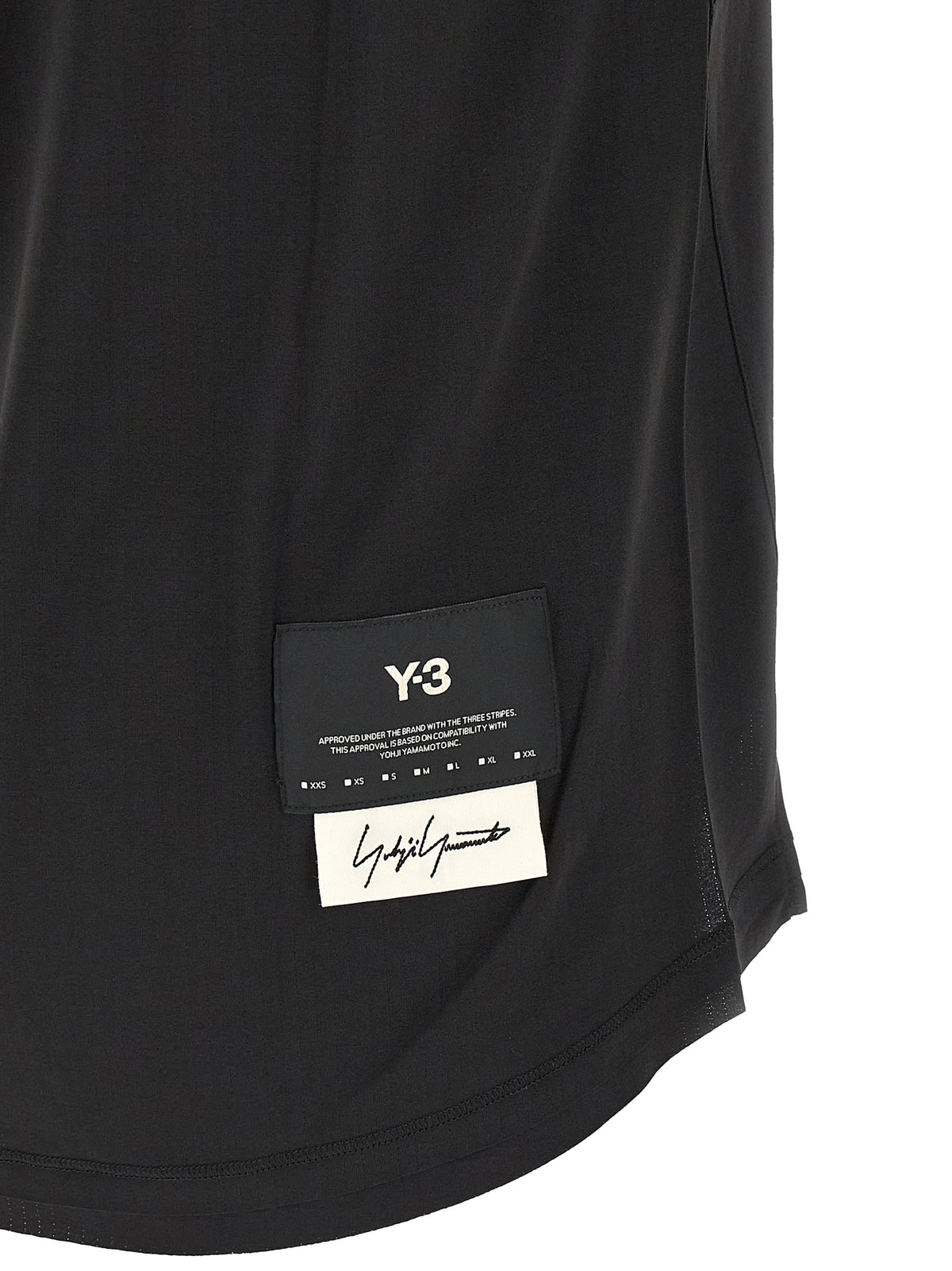 Y-3 Black Polyester T-Shirt