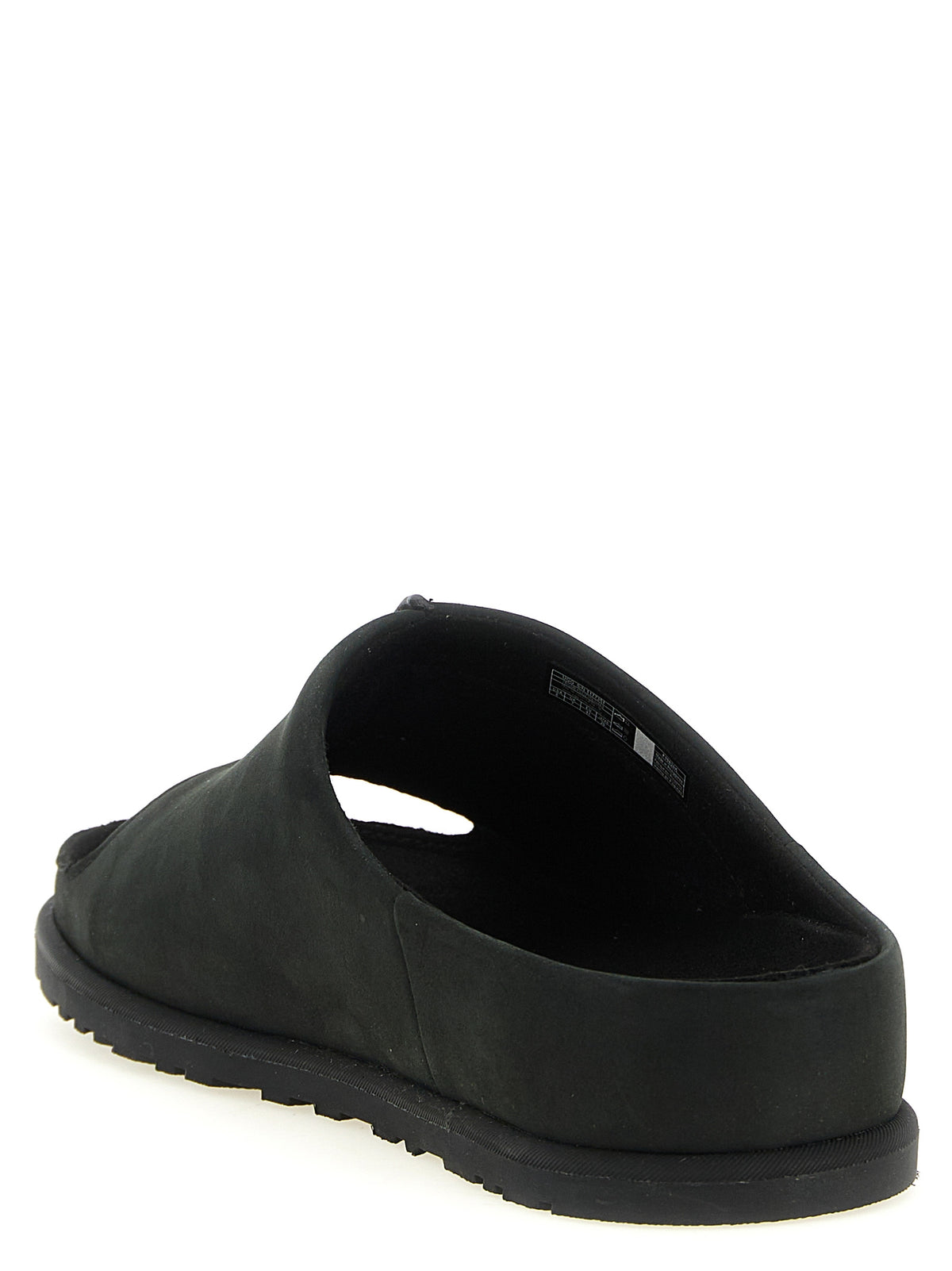 UGG Black Leather Slides