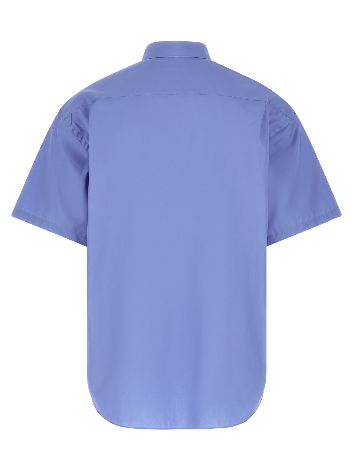 Comme Des Garçons Blue Cotton Blouse