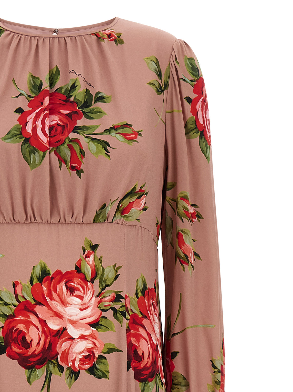 Dolce & Gabbana Multicolor Silk Long Dress