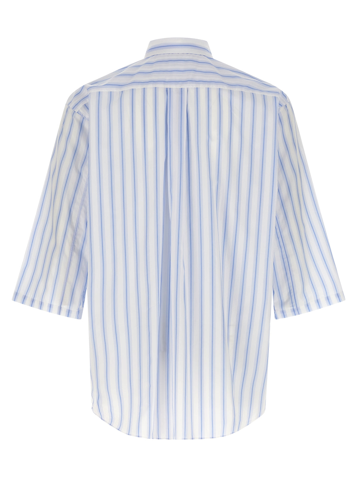 Comme Des Garçons Blue Cotton Blouse