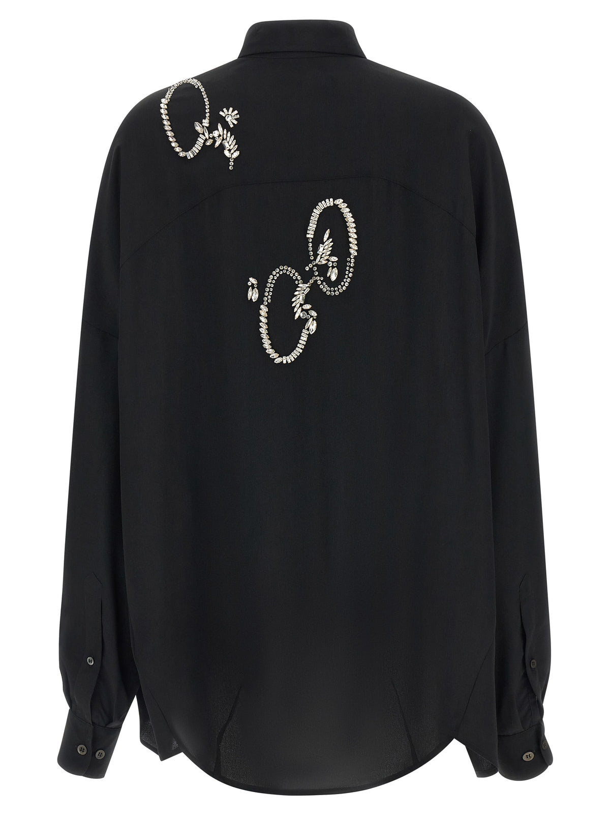 Dries Van Noten Black Polyester Blouse