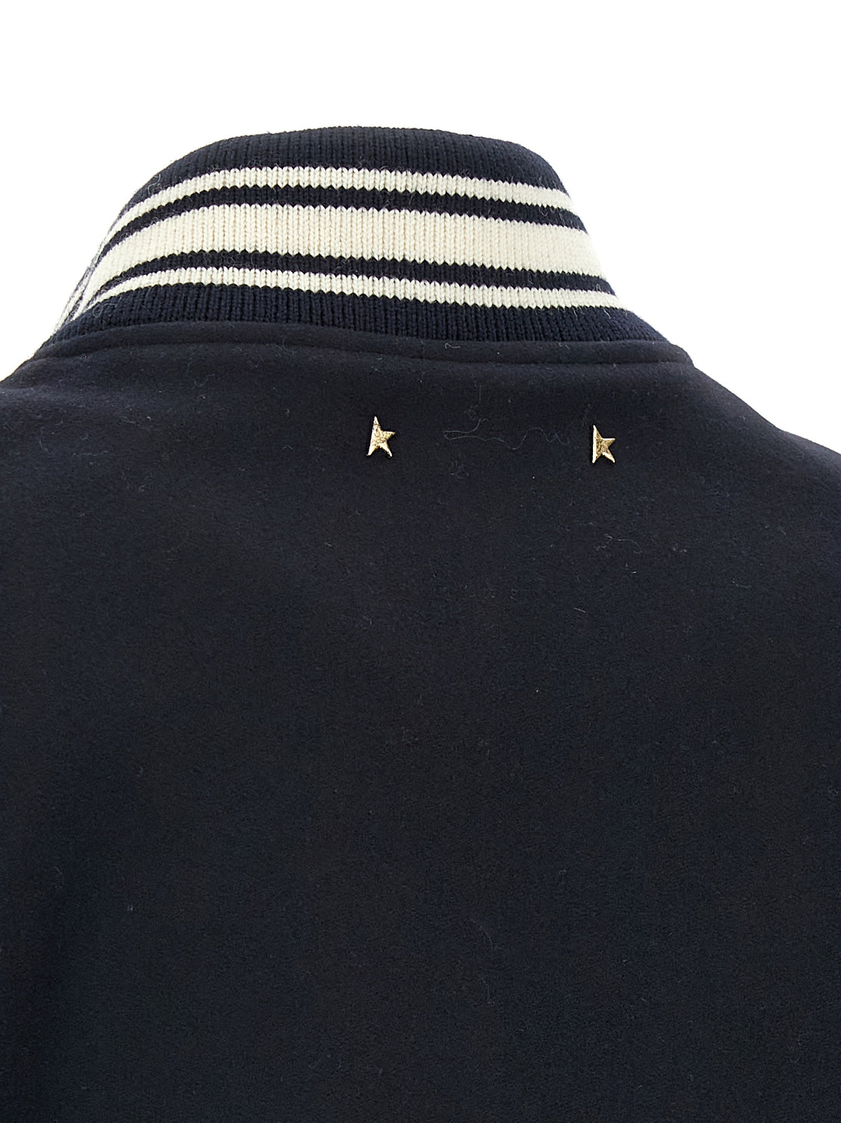 Golden Goose Blue Virgin Wool Bomber