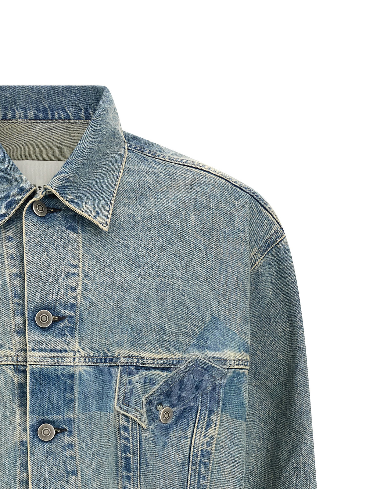 Maison Margiela Blue Cotton Denim Jacket