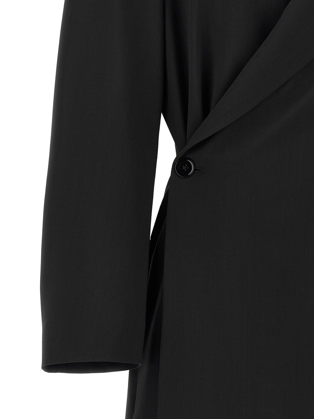 Lemaire Blue Wool Coat
