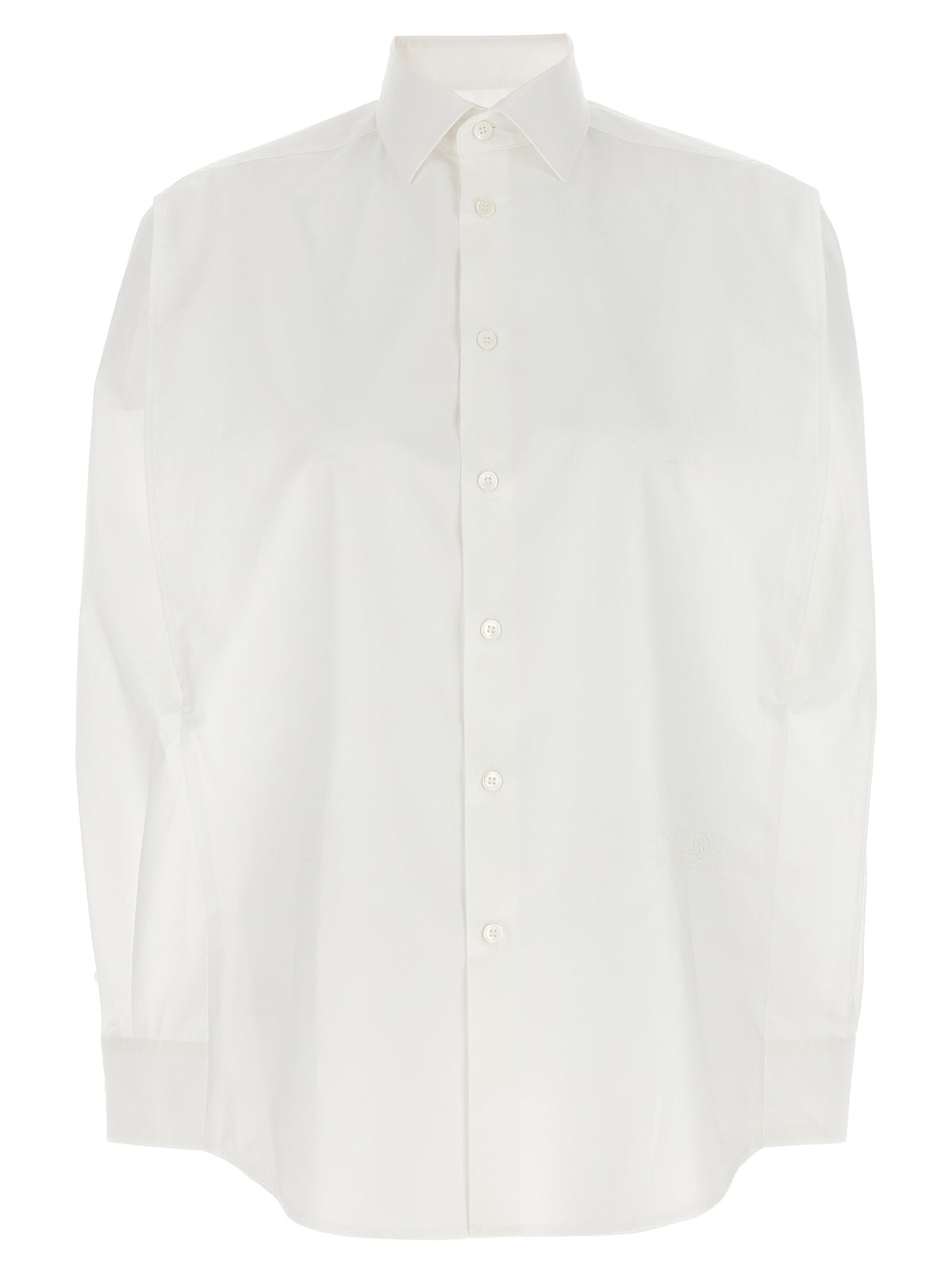 MM6 Maison Margiela White Cotton Blouse