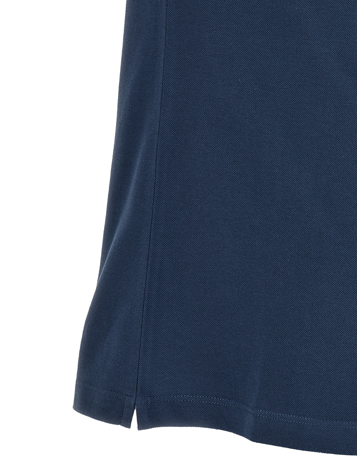 Brunello Cucinelli Blue Cotton Polo Shirt
