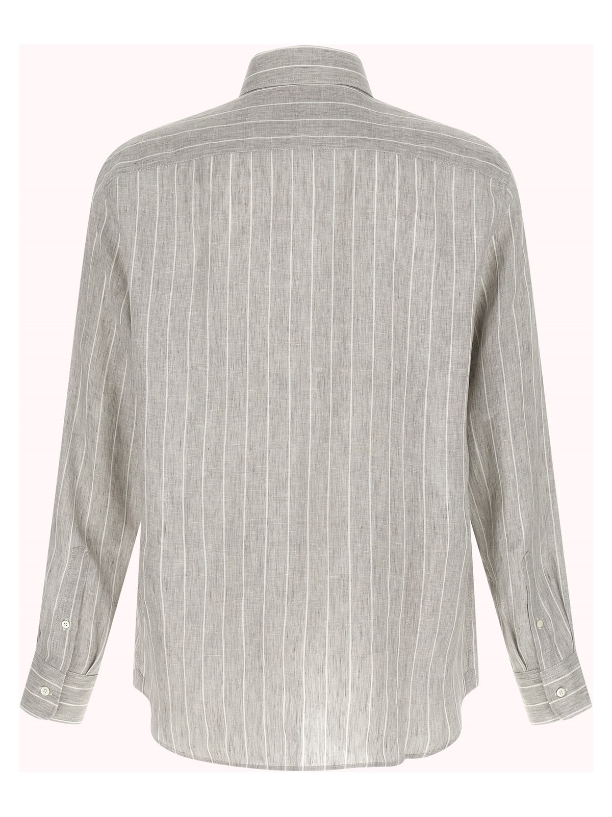Brunello Cucinelli Gray Linen Blouse