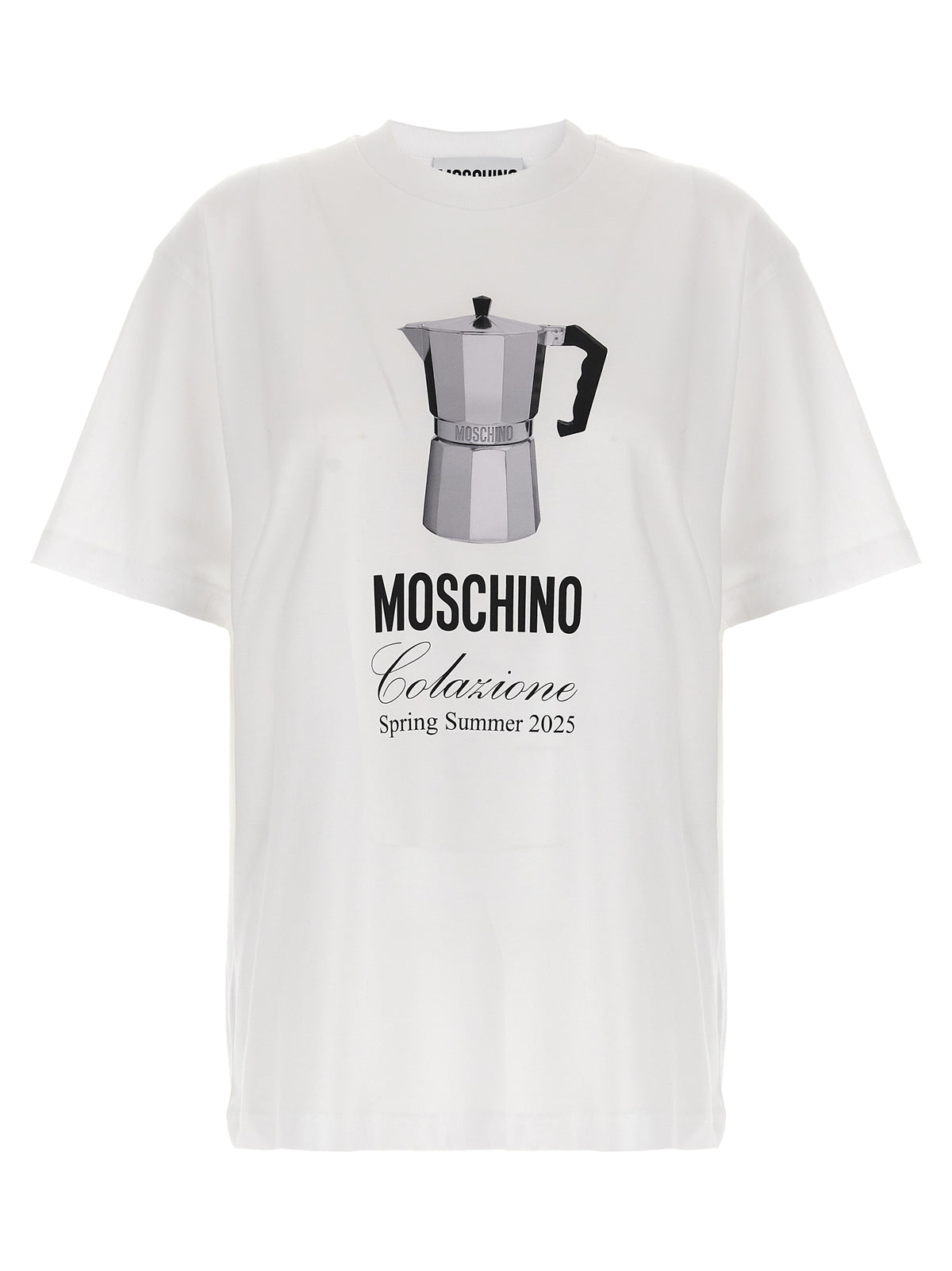Moschino White Cotton T-Shirt