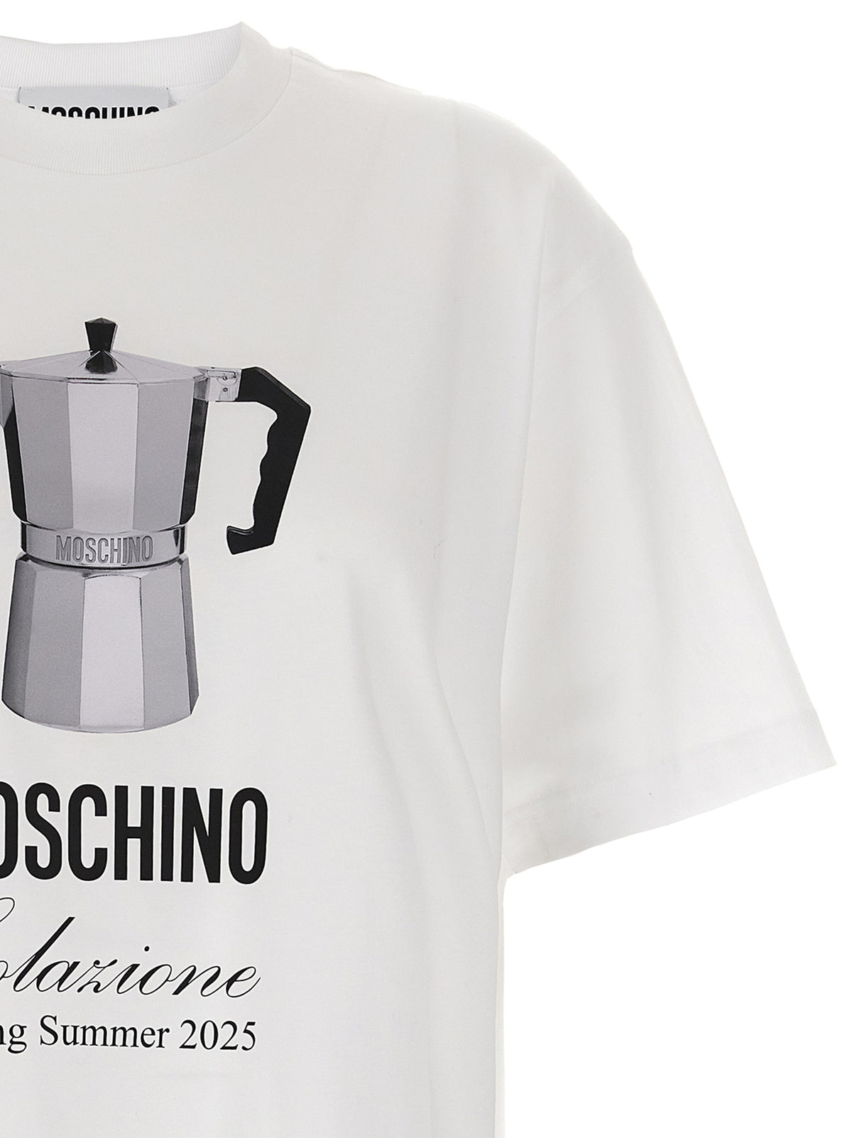 Moschino White Cotton T-Shirt