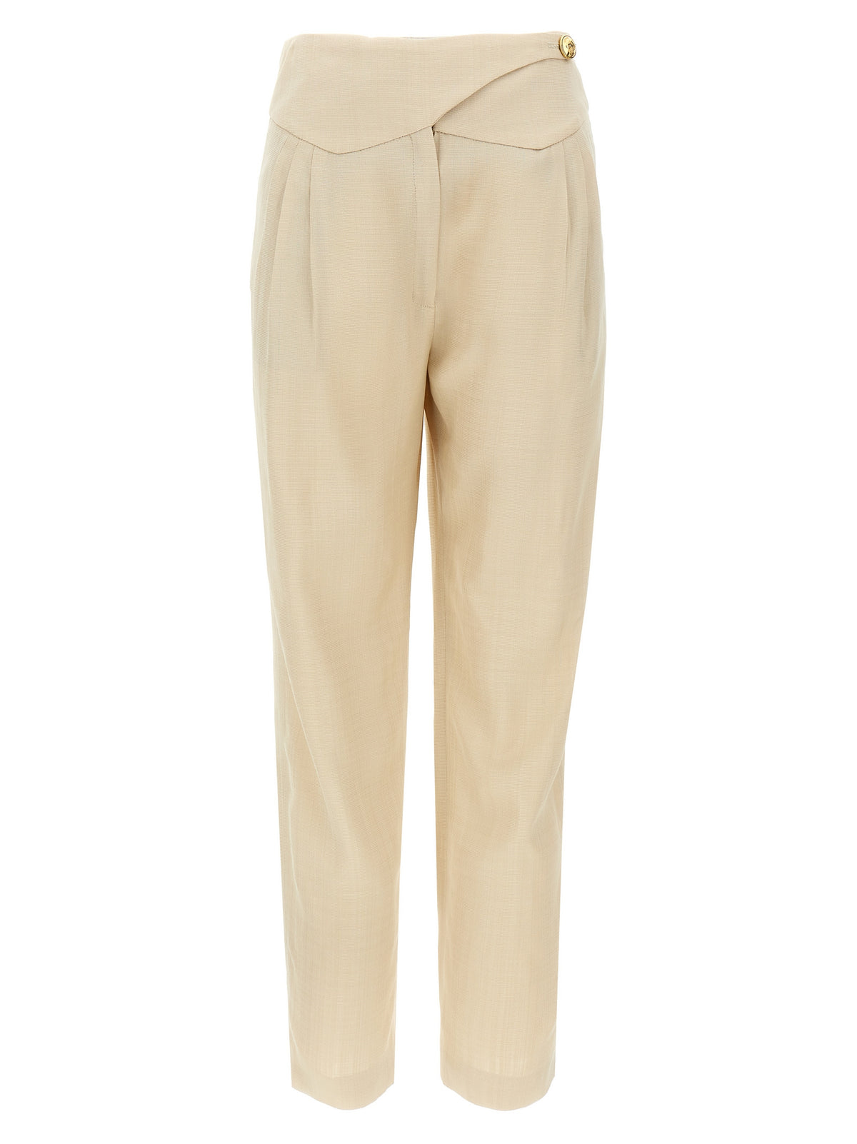 Blazé Milano Beige Viscose Dress Pants