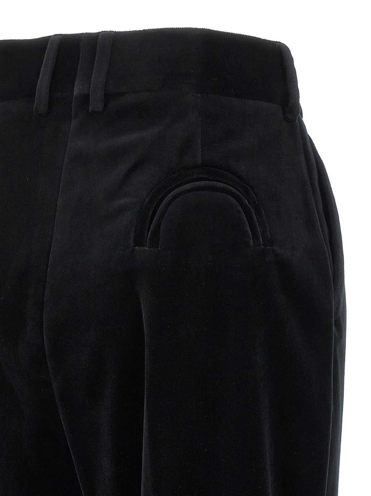 Blazé Milano Black Cotton Dress Pants