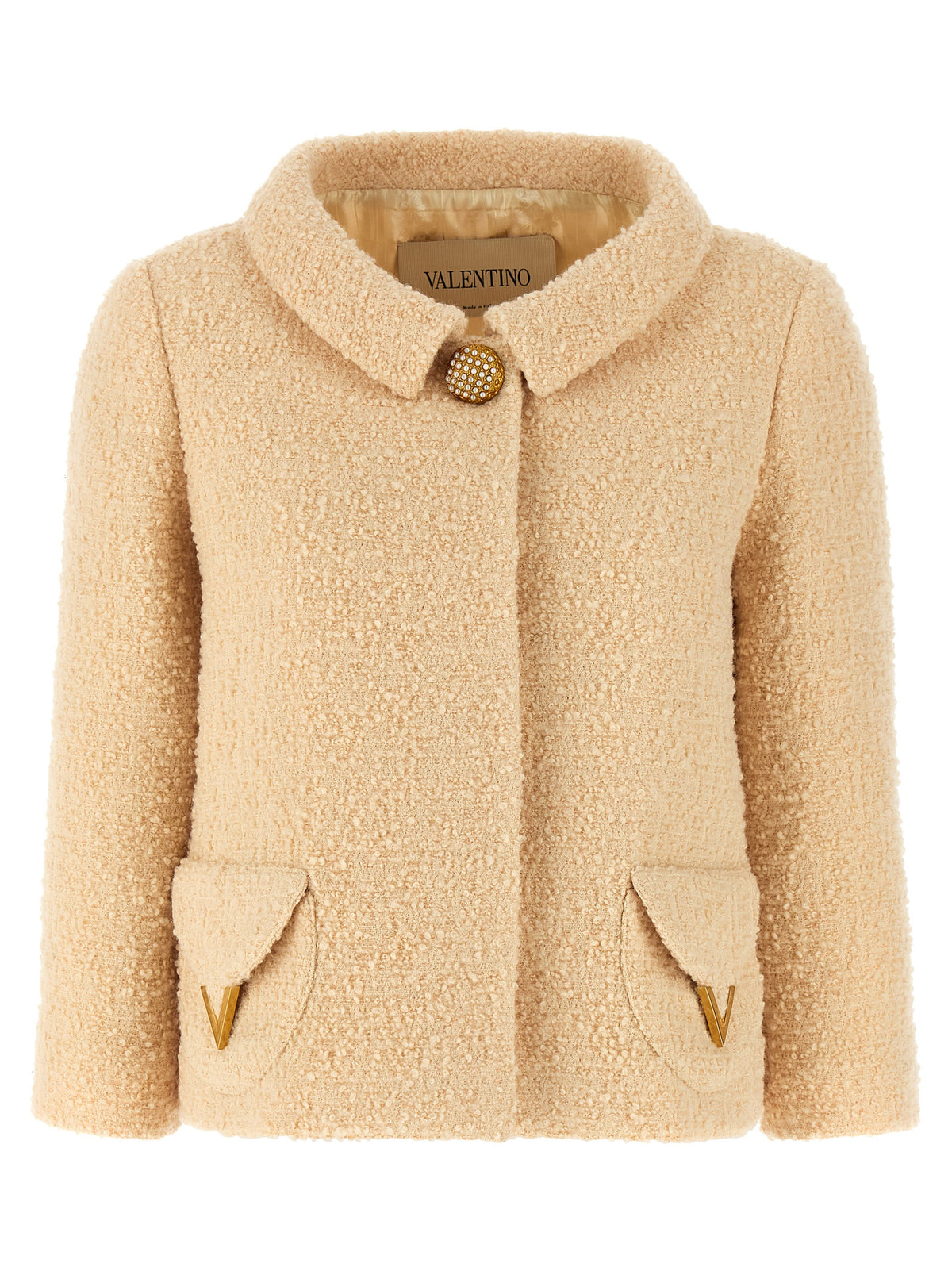 Valentino Garavani White Virgin Wool Blazer