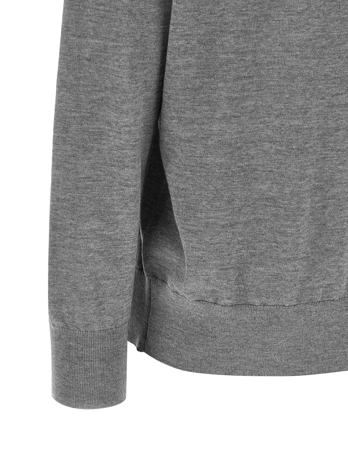 Dries Van Noten Gray Merino Wool Cardigan