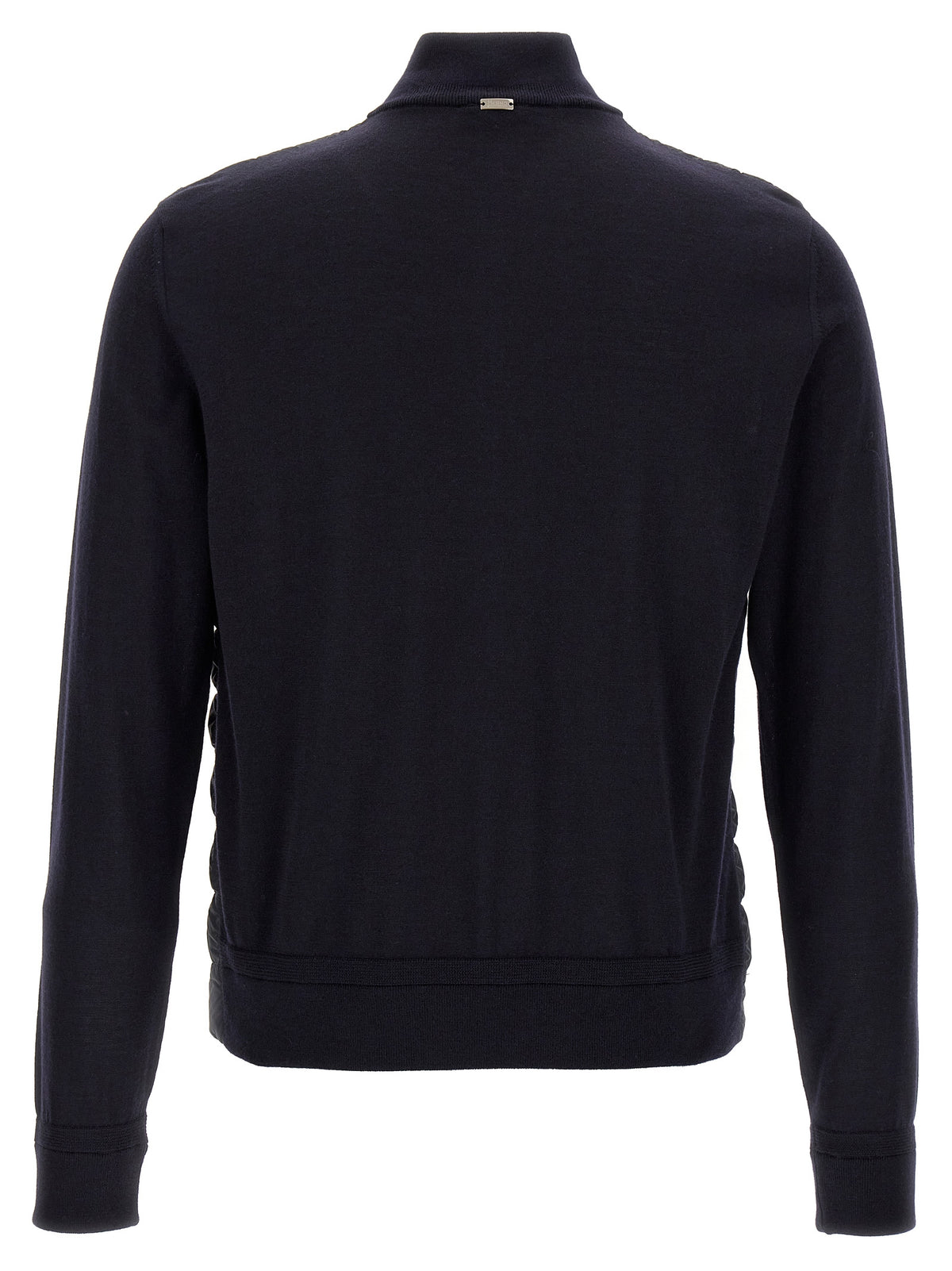 Herno Blue Virgin Wool Cardigan