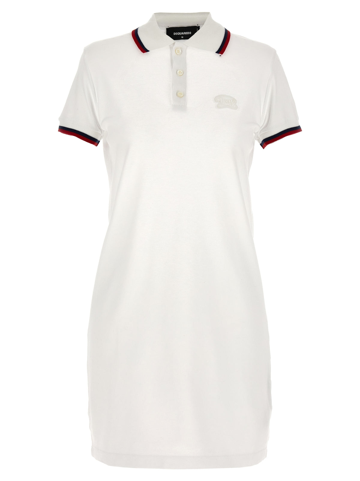 Dsquared² White Cotton Short Dress